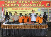 Polisi Tahan 6 Pengedar Ganja 1, Pegawai Honorer dan 3 Orang Warga PNG