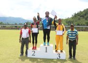 ATLET KENAMBAI REBUT EMAS TOLAK PELURU