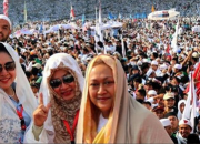 Tiga Putri Soeharto Hadiri Kampanye Akbar Prabowo-Sandi