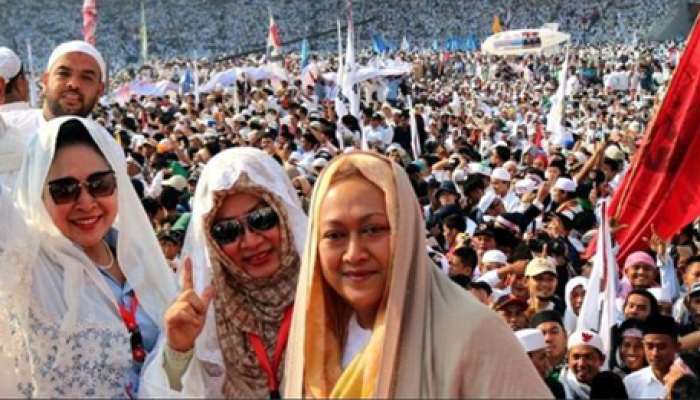 Tiga Putri Soeharto Hadiri Kampanye Akbar Prabowo-Sandi