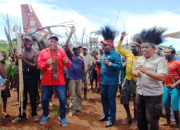 Kunker ke Distrik, Bupati Puncak Optimis Pemilu Aman