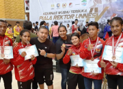 Atlet Wushu Papua Sabet 5 Medali di Kejurnas