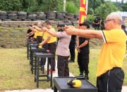 HUT Bhayangkara, Polda PB Gelar Lomba Menembak
