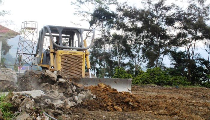Rumah Dinas Bupati Tolikara Mulai Dibangun