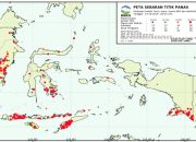 53 Titik Api Terdeteksi di Merauke