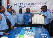 Cegah Corona, Demokrat Papua Bagi 3000 Masker Gratis