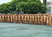 Asisten Doren Semprot ASN Lalu Lalang Saat Apel Pagi