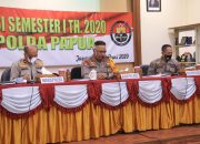 Polda Papua Rilis Kinerja Semeter I 2020
