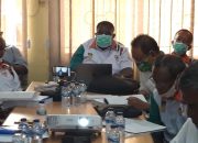 Sekum KONI Papua dan Pengurus Ikut Rakernas KONI Secara Virtual