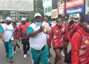 HAORNAS, KONI Papua Gelar Jalan Sehat