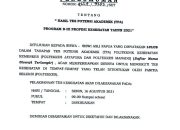 PENGUMUMAN BEASISWA PROGRAM D-III KESEHATAN
