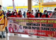 PON XX: Kontingen Maluku Tiba di Jayapura