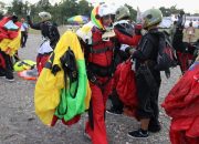 Papua Raih Emas Pertama Cabor Terjun Payung Nomor Kerjasama di Udara