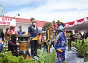 Tiba di Biak, Obor Api PON Diterima Bupati HAN