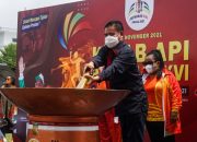 Api Peparnas Tiba di  Gedung Negara