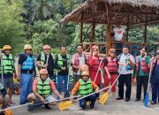 Ketum SMSI Pusat dan Bupati Sergai Arungi, Arung Jeram Sungai Bah Bolon