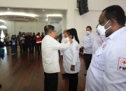 JK Lantik Pengurus PMI Papua