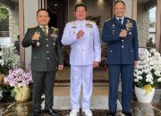 Pimpinan 3 Matra TNI Kumpul di Rumah KSAD