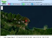 Gempa M,30 Guncang Kota Jayapura