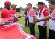 10 Ribu Bendera Merah Putih Berkibar di Papua Barat Daya