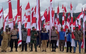 Bupati Tolikara Canangkan Gerakan 1000 Bendera Merah Putih