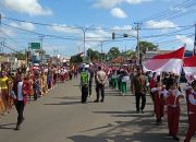 Meriah, Pawai Pembangunan di Merauke