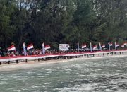 Bendera Merah Putih Dikibarkan di Pulau Fani