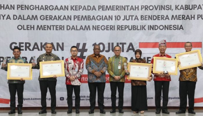 Papua Barat Daya, Yapen dan Mappi Dapat Penghargaan Dari Kemendagri