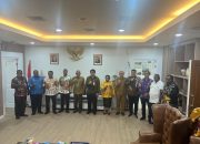 Gubernur Kondomo Bawakan Sambutan di Acara Entry Meeting BPK-RI