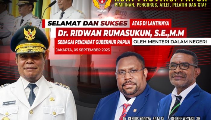 Kenius Kogoya: Mari Bersama Pj Gubernur Rumasukun Bangun Papua