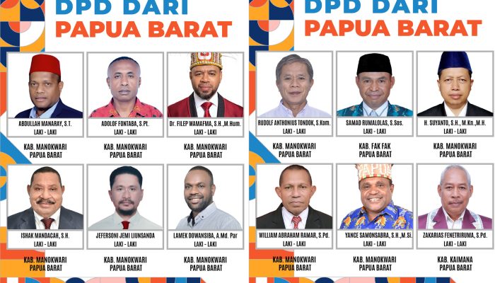 Calon Senator Papua Barat, Ada Abraham, Ishak, Filep, dan Abdullah