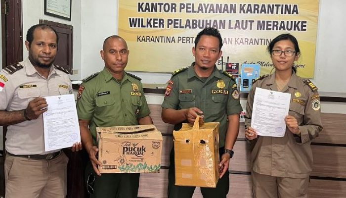 Karantina Merauke Amankan Burung Endemik