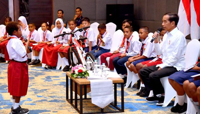 Pj Gubernur Ribka Haluk Bangga, Siswa SD Asal Nabire Mampu Jawab Pertanyaan Presiden