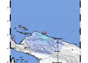 Baru Saja Gempa Tektonik Guncang Sarmi