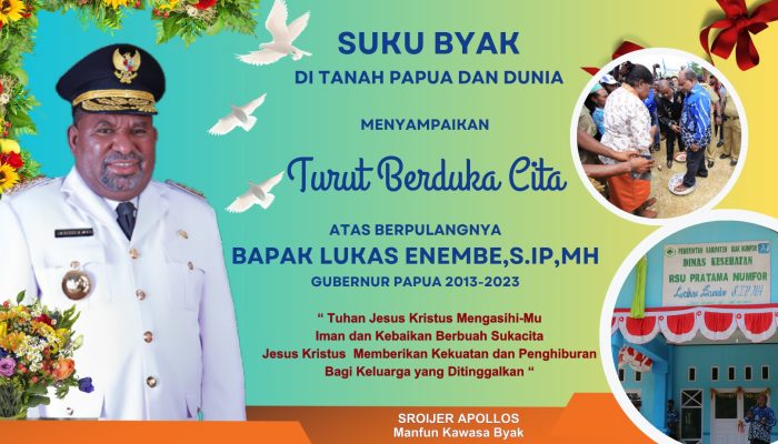 Suku Byak di Tanah Papua dan Seluruh Dunia Belasungkawa Atas Kepergian Lukas Enembe