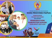 KONI Kabupaten Supiori Dilantik