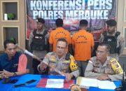 Polres Merauke Amankan Pelaku Kasus Pembunuhan dan Penganiayaan