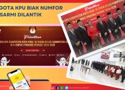 Anggota KPU Biak Numfor dan Sarmi Resmi Dilantik
