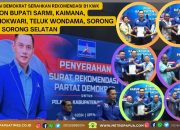 Ini Nama Pasangan Calon Bupati Kabupaten Sarmi, Kaimana, Manokwari, Teluk Wondama, Sorong dan Sorong Selatan yang Dapat  b1 KWK Partai Demokrat
