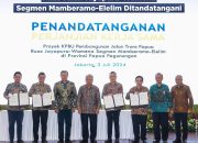 PUPR Teken Proyek  Jalan Trans Segmen Mamberamo-Elelim Rp3,3 Trilliun