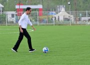 Presiden Resmikan Plaza Seremoni dan Tinjau Pusat TC PSSI
