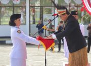 HUT RI di Perbatasan Dirangkaikan Pangan Murah dan Tarian Kolosal