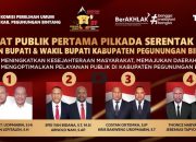 KPU Gandeng TVRI Papua, Debat Perdana Kandidat Cabup dan Cawabup Pegubin, Sukses