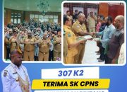 Selamat, 307 Tenaga Honorer K2 Pegunungan Bintang Terima SK CPNS