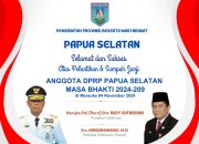 Sah, 35 Anggota DPRP Papua Selatan Dilantik