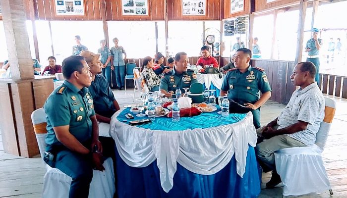 Sinergitas Pers dan Lantamal XI Merauke Terus Dijaga