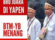 Di Yapen, Benyamin Arisoi Juara, BTM-YB Menang 34.985 Suara