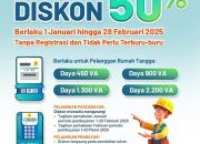 700 Ribu Pelanggan Rumah Tangga PLN Papua Nikmati Diskon Listrik Mulai Januari