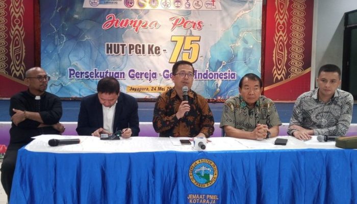 PGI Rayakan HUT ke-75 di Jayapura, Komitmen Hadirkan Papua Tanah Damai