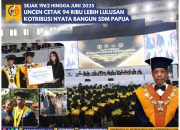Uncen Cetak 94 Ribu SDM, Hari Ini 980 Mahasiwa Diwisuda